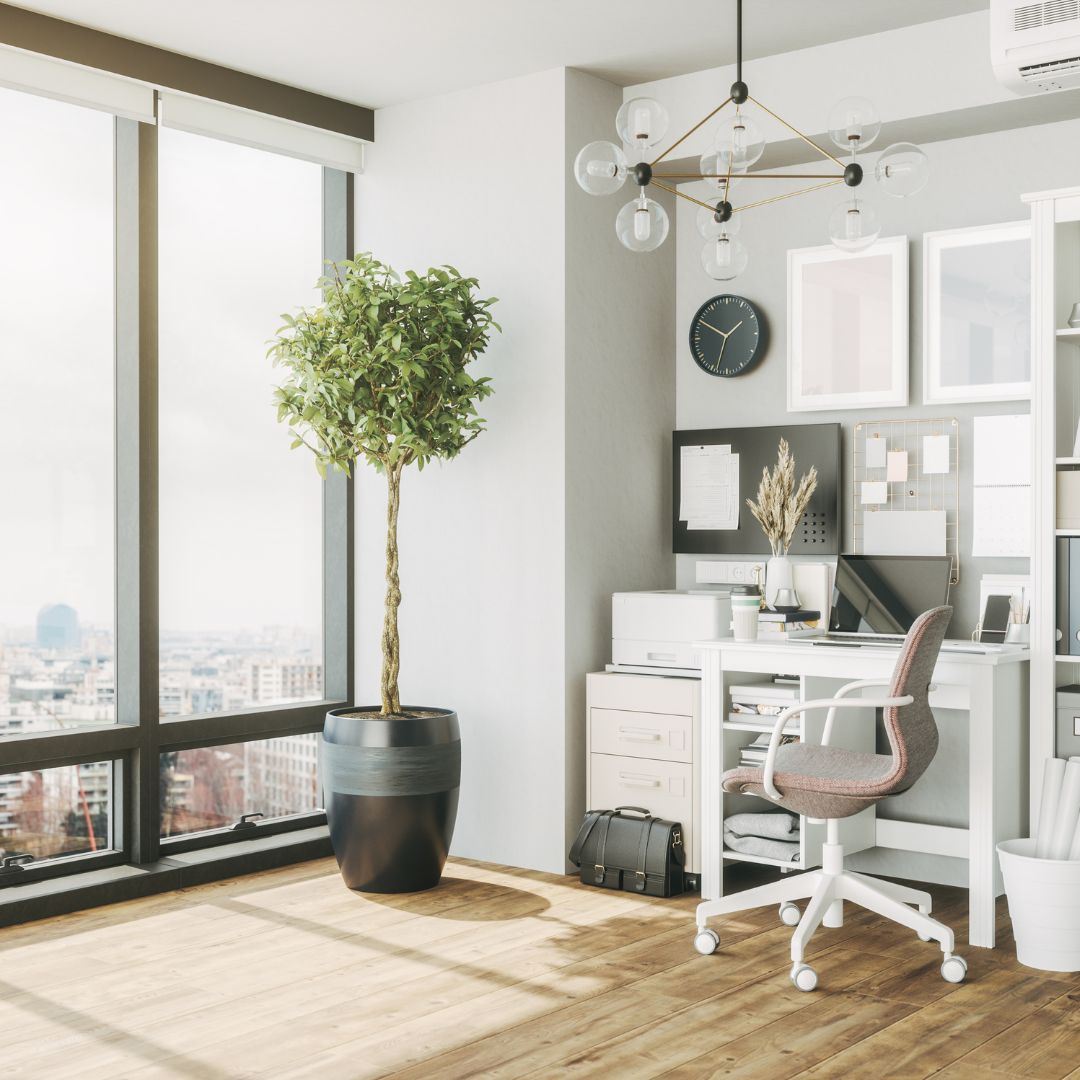 Looking to freshen up your home office? 

See our top tips...

🏠Designate an area of your home for this space
🪟Ensure there is access to natural lighting
🪴Add some greenery to your scenery
☕Adapt to your personality - include all your favourite things

taggarthomes.com