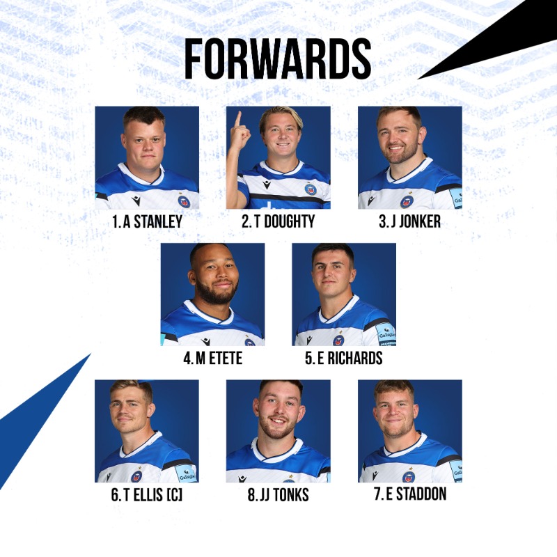 BathRugby's tweet photo. ๐๐๐ผ๐'๐ ๐๐!๐ฅ
Will Parry and Murdoch Lock are set to make their Bath Rugby debut in a side captained by @tomellis45. With Scott Kirk also poised to make his debut off the bench!
Archie Stanley will also make his first start for the club ๐
Full team news ๐