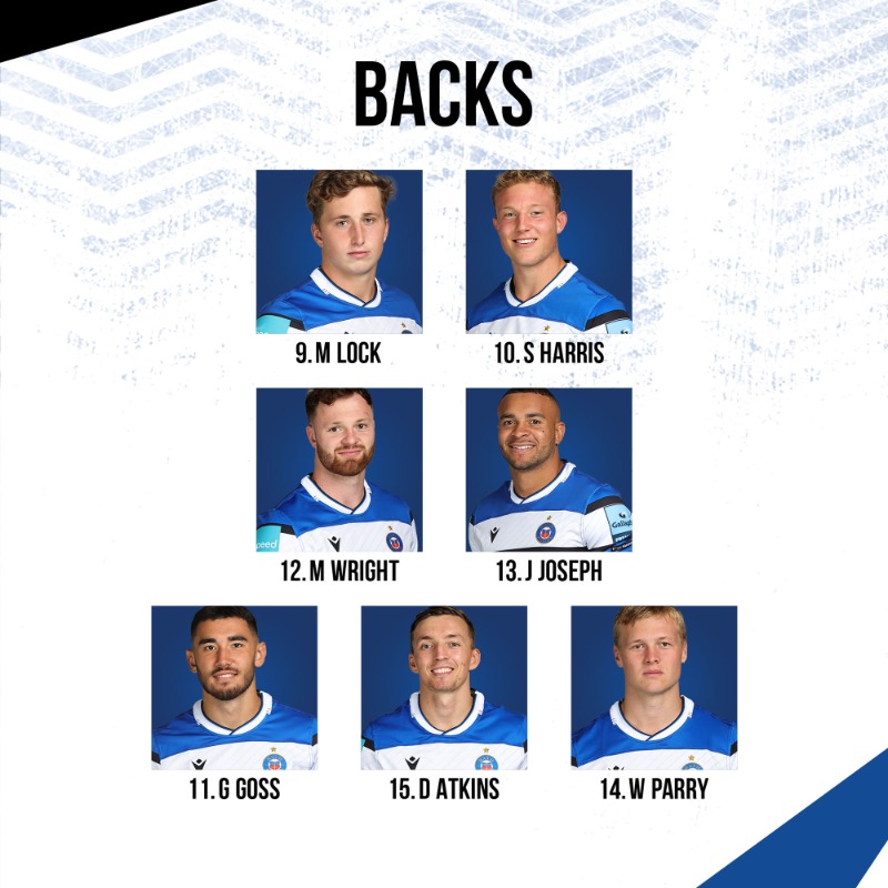 BathRugby's tweet photo. ๐๐๐ผ๐'๐ ๐๐!๐ฅ
Will Parry and Murdoch Lock are set to make their Bath Rugby debut in a side captained by @tomellis45. With Scott Kirk also poised to make his debut off the bench!
Archie Stanley will also make his first start for the club ๐
Full team news ๐