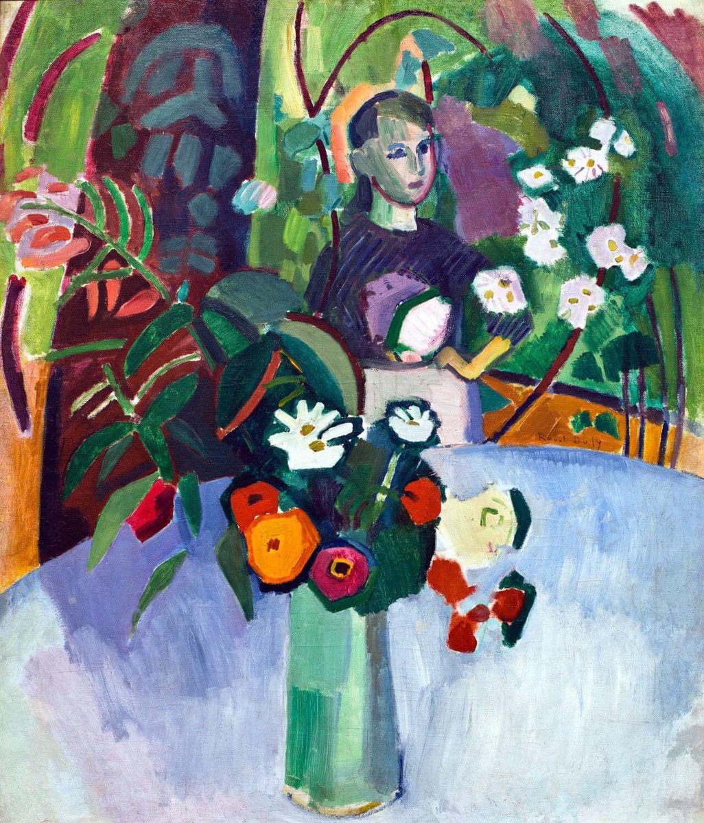 ukarchitect's tweet photo. Raoul Dufy - Jeanne with Flowers (1907)
(Good morning!) https://t.co/PwrwPEBsfQ