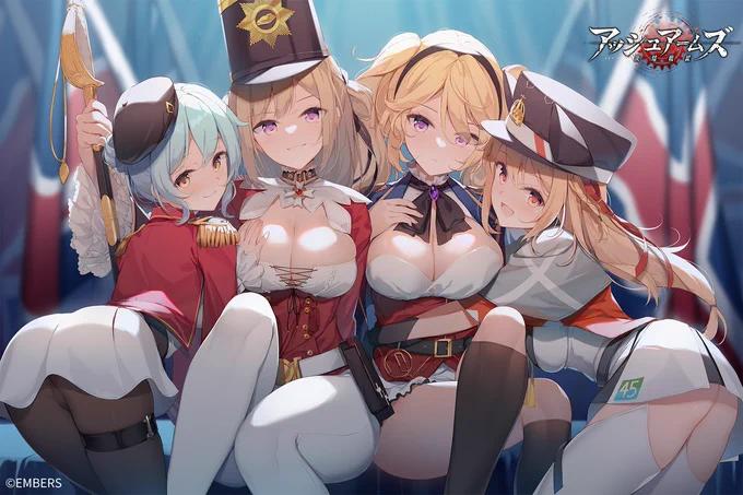 「アッシュアームズ‐灰燼戦線‐」()3周年おめでとうございますー!!記念イラストを描かせていただきました!#アシュア#アシュア三周年 