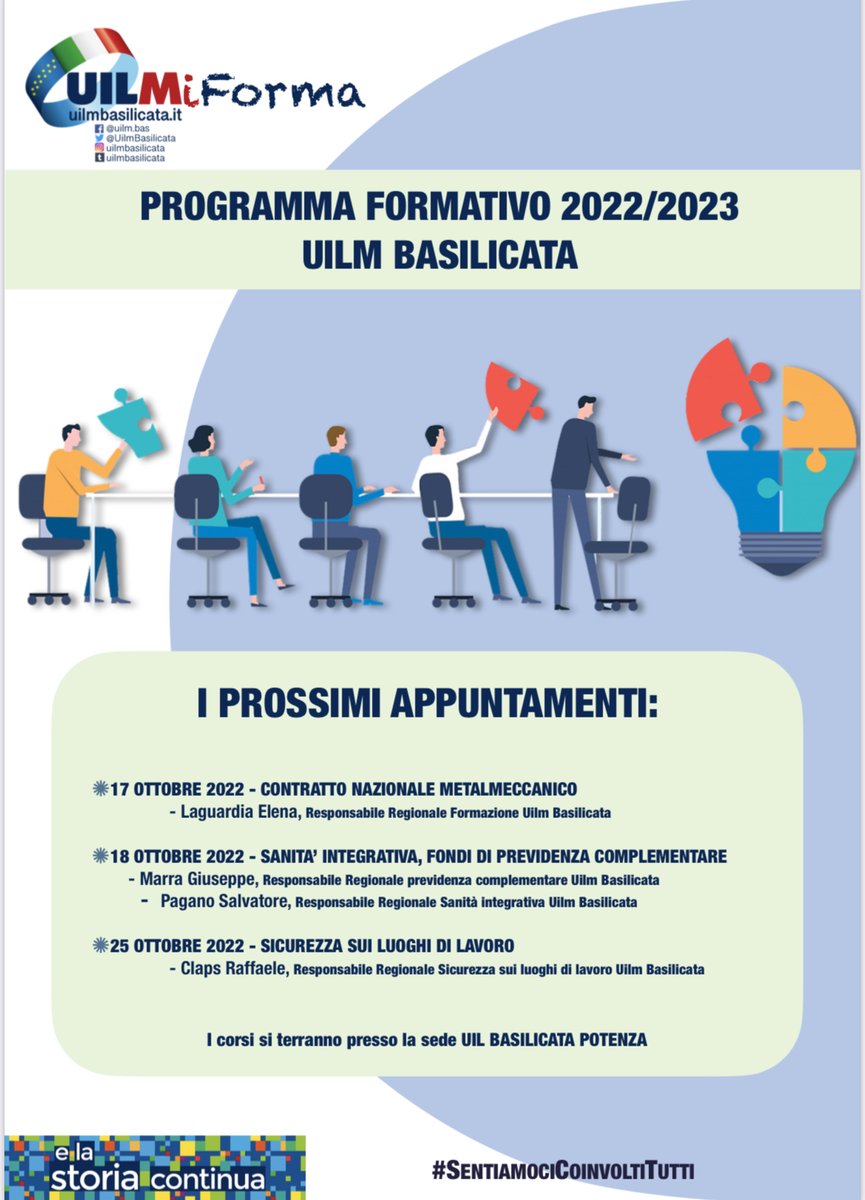UilmBasilicata's tweet photo. Continua anche nella giornata odierna la formazione  #UILMiForma
Dopo l’analisi, tenutasi nella giornata di ieri del #Ccnl metalmeccanico, oggi si entra nello specifico relativamente a #Cometa e a #Metasalute   

#UilmBasilicata https://t.co/QdrheGOM0d