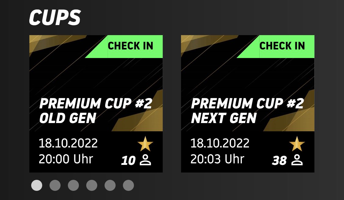 MrNeverG1veUp's tweet photo. Du möchtest am 27. Oktober beim ersten 2000€ NGU Cup dabei sein? Dann spiele heute, um 20 Uhr, den Premium Cup auf Next Gen (PS5, Xbox, PC) und hol dir eine von den vier Wildcards. 🔥 ➡️ @TheNGUApp 

Zeig deine Größe. Ich drücke dir die Daumen! 💪
#FIFA23 #NGUCup https://t.co/c0TNfKrC9l