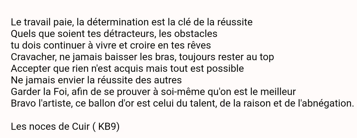 JamalWe225's tweet photo. Merci pour cette leçon de vie @Benzema https://t.co/2NhTZbN3Ov