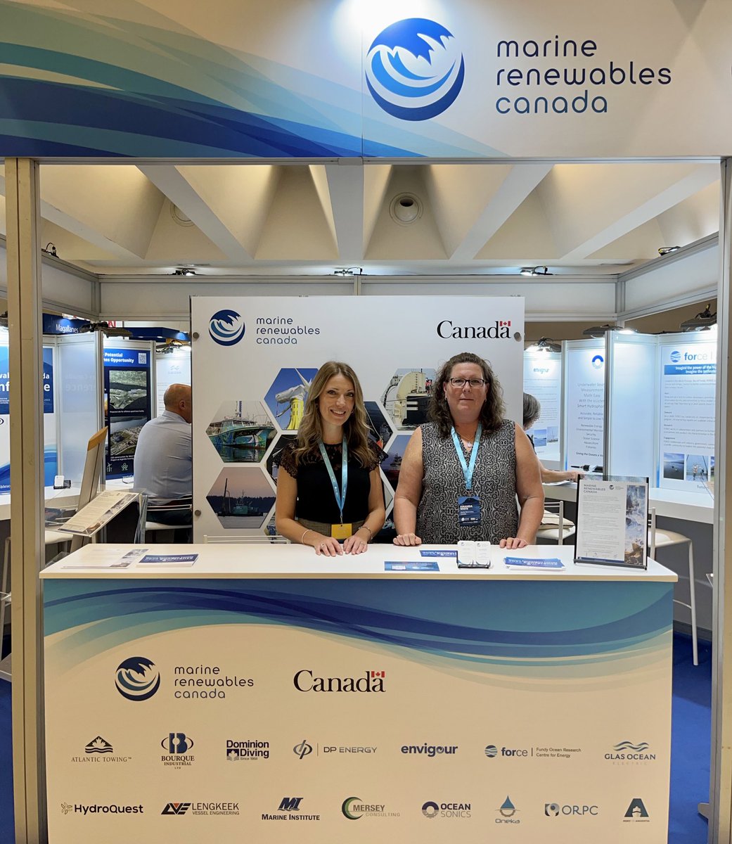 We’re ready to go at #ICOEOEE2022! Visit us in the exhibition to learn more about progress and opportunities in Canada’s 🇨🇦 #MarineRenewableEnergy sector and meet our delegation of 15 companies with a range of expertise and experience to service the industry.