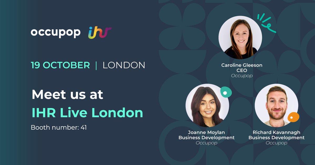 occupop's tweet photo. Presentations on the hottest recruiting technology, smart conversations on HR trends and a great atmosphere - all this and more is happening at the In-house Recruitment Live in London tomorrow! 🚀 We hope to see you there.
#Occupop #recruitmentsoftware #LDNLive22 https://t.co/qCgWaCnZFL