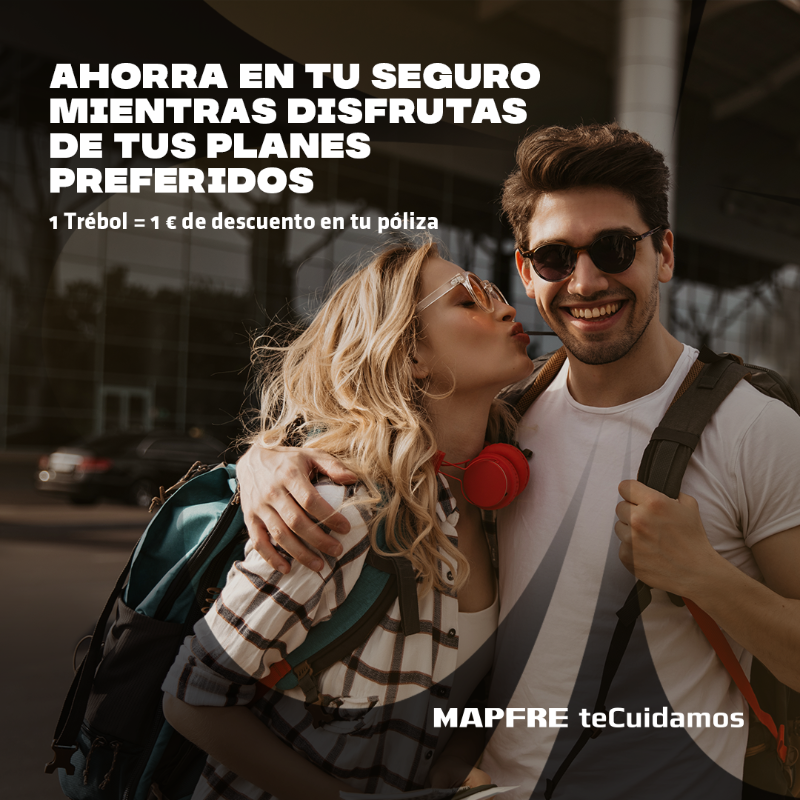 MAPFRE_ES's tweet photo. Con #MAPFREteCuidamos puedes conseguir tus seguros más baratos. Es sencillo, acumula Tréboles:
🍀 Repostando.
🍀 Reservando viajes y ocio en https://t.co/o9C6aGHjVS, Atrápalo…
🍀 Comprando tarjetas regalo en marcas como Adidas, Primark...