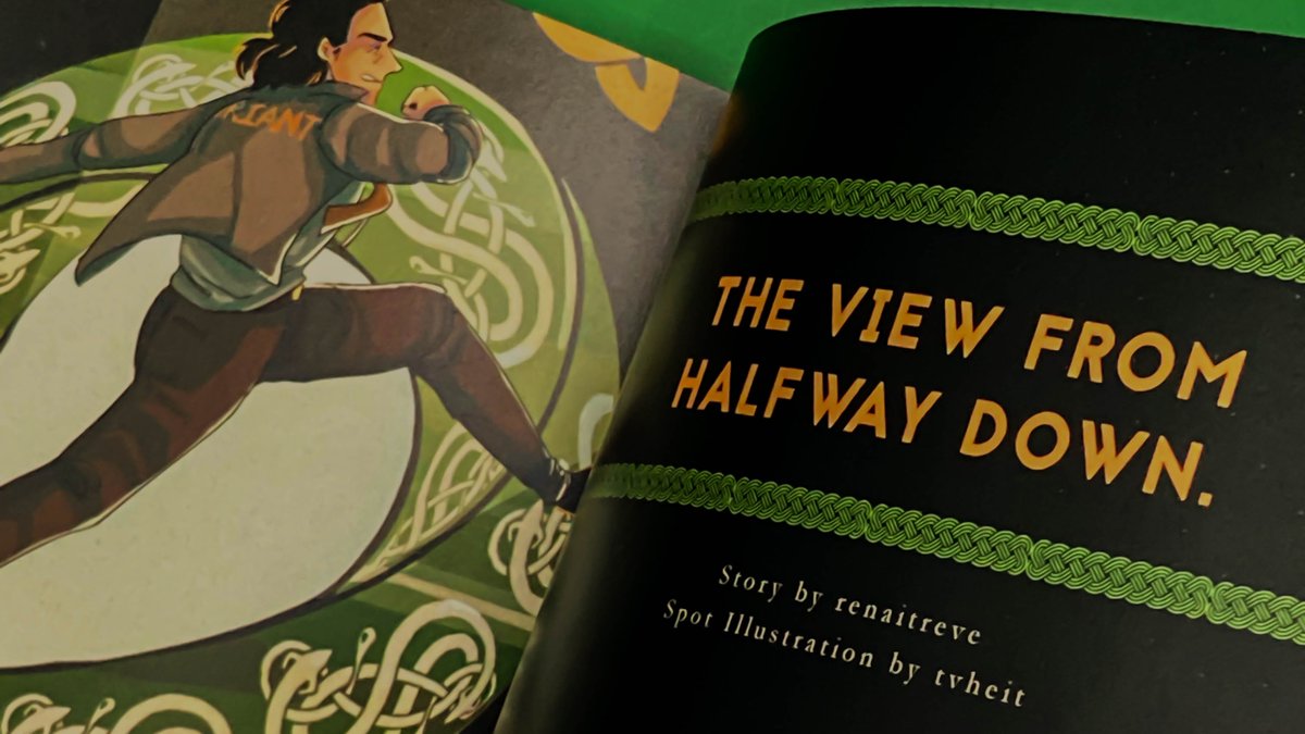 thank you <a href="/VariantZine/">VARIANT | A Loki Fan Zine 🐍 ✨</a> for sending over this lovely package a few months back! this zine was such a pleasure to work on, and the final result is super stunning 🐍💚