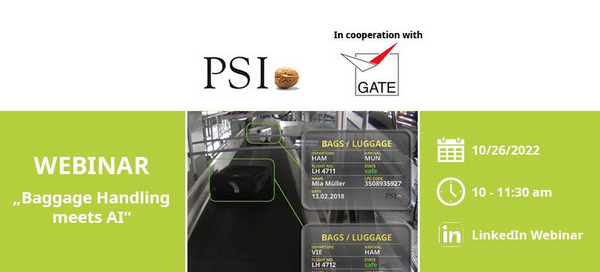 AirportSupplier's tweet photo. PSI Logistics: WEBINAR - Baggage Handling meets AI https://t.co/yjU7k16GXI @PSILogistics @GATE #PSILogistics #Webinar #BaggageHandling #AI #ArtificialIntelligence #Aviation https://t.co/EcZoUxGhrI