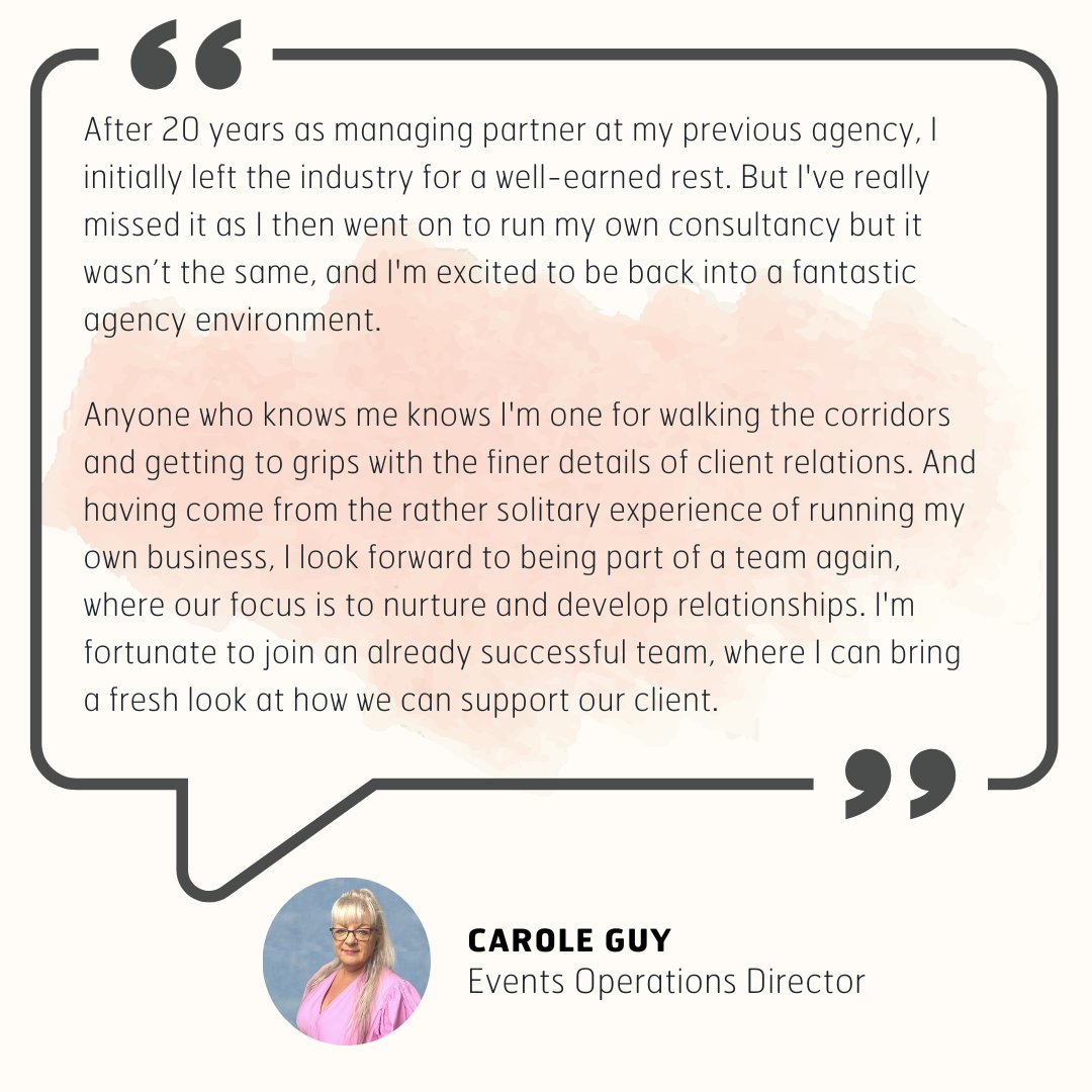 veSpace_Int's tweet photo. Please join us in welcoming Carole to the team as our new Events Operations Director 👋
Read more on her appointment and the role within the business 👉👉 https://t.co/4W4mXNi9sJ
#EventProfs #EventsDirector #EventsOperations #EventsIndustry #MeetingsAndEvents #MeetingProfs https://t.co/fQbMEQhr1z