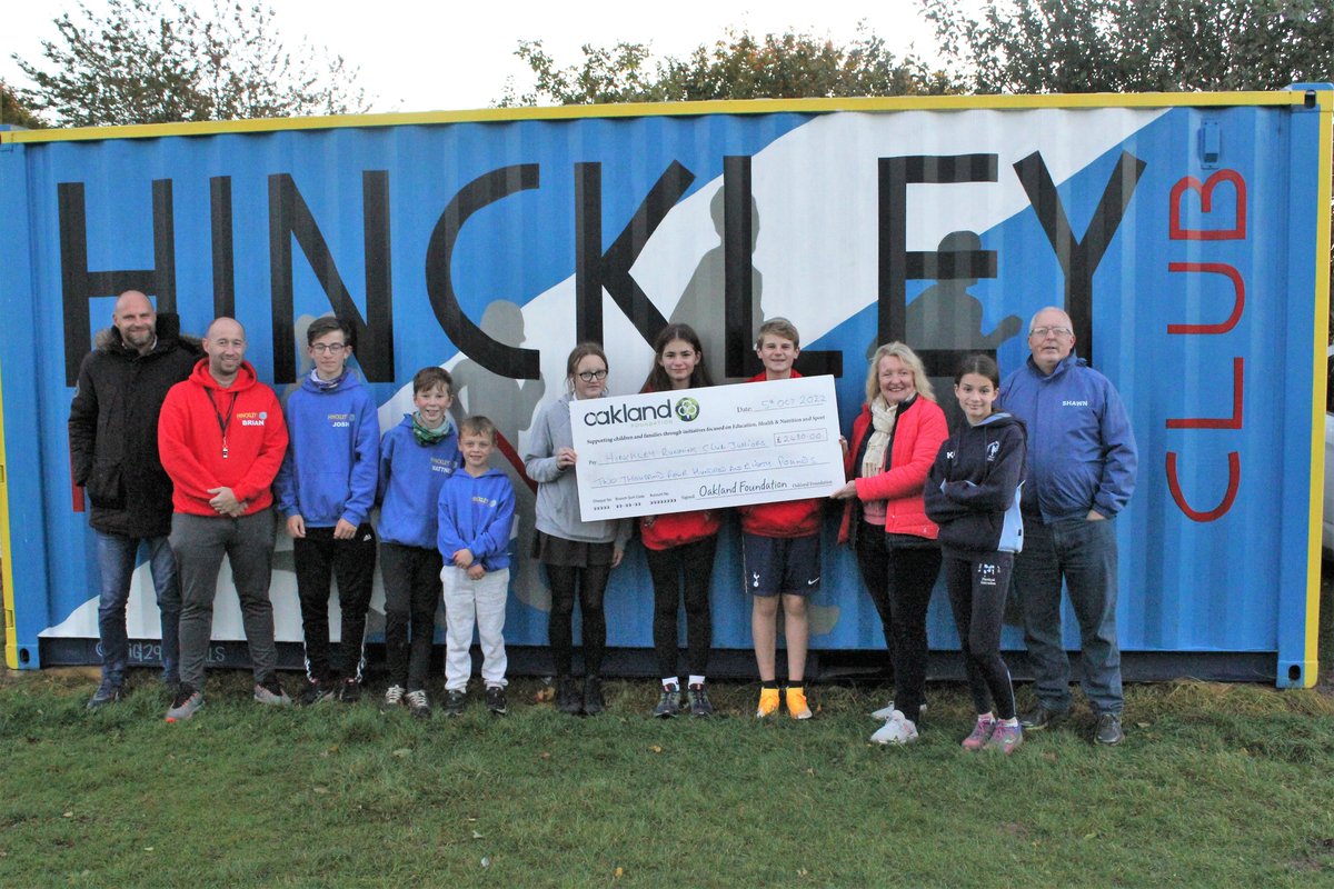 OakFoundation12's tweet photo. Hinckley Running Club is extremely active, supporting #children & we wish them continued success as a vital #community resource.
https://t.co/ii7xrwtdh5
#charity #youngpeople #activeinthecommunity #hinckley #childrensport #gettingchildrenactive #leicestershire @OaklandIntUK https://t.co/NMgfmfSNId