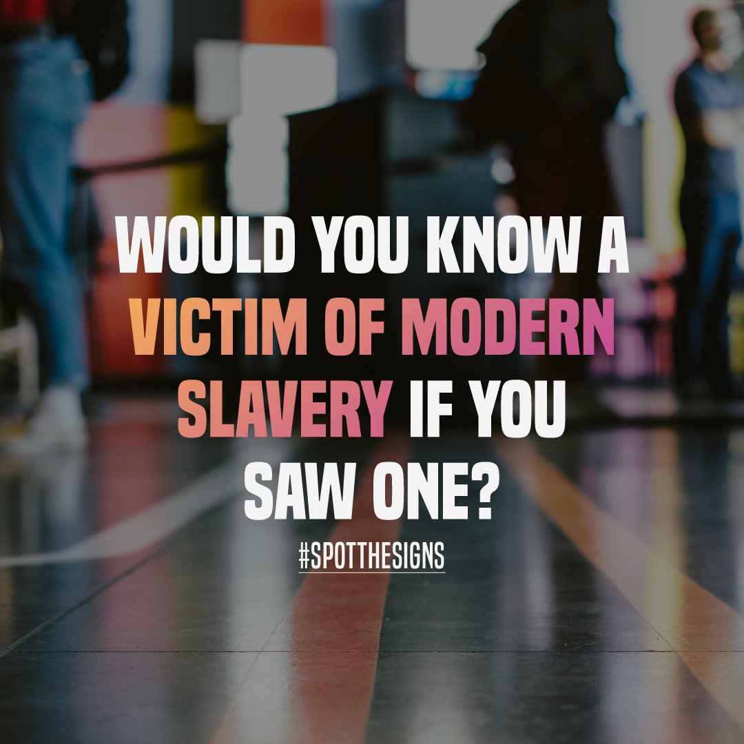 justiceandcare's tweet photo. Today is #AntiSlaveryDay. Help us fight this crime by learning to #spotthesigns of slavery and amplifying our new campaign: https://t.co/es3l6a14Bp

You can be the difference between a life of freedom and a life of slavery. 

@StopSlavery_Co #ItsTimeToStopSlavery https://t.co/UQ0Eoe2DsT