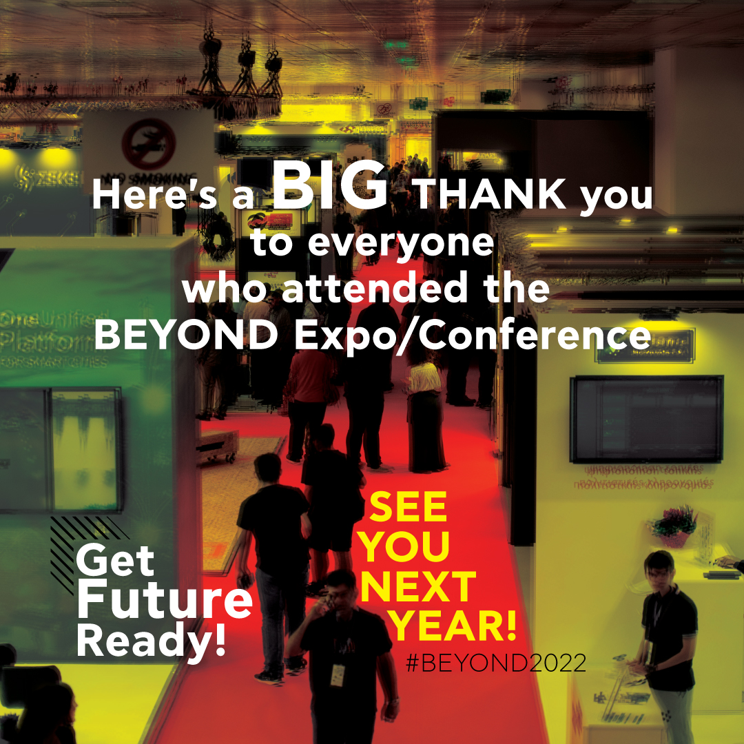 𝐖𝐞 𝐰𝐨𝐮𝐥𝐝 𝐥𝐢𝐤𝐞 𝐭𝐨 𝐭𝐡𝐚𝐧𝐤 𝐞𝐚𝐜𝐡 𝐚𝐧𝐝 𝐞𝐯𝐞𝐫𝐲 𝐨𝐧𝐞 𝐨𝐟 𝐲𝐨𝐮 𝐟𝐨𝐫 𝐚𝐭𝐭𝐞𝐧𝐝𝐢𝐧𝐠 𝐭𝐡𝐞 𝐁𝐄𝐘𝐎𝐍𝐃 𝐄𝐱𝐩𝐨/ 𝐂𝐨𝐧𝐟𝐞𝐫𝐞𝐧𝐜𝐞 🙌

Hope you enjoyed it!

See you next year!

 #BeyondExpo #Beyond2022