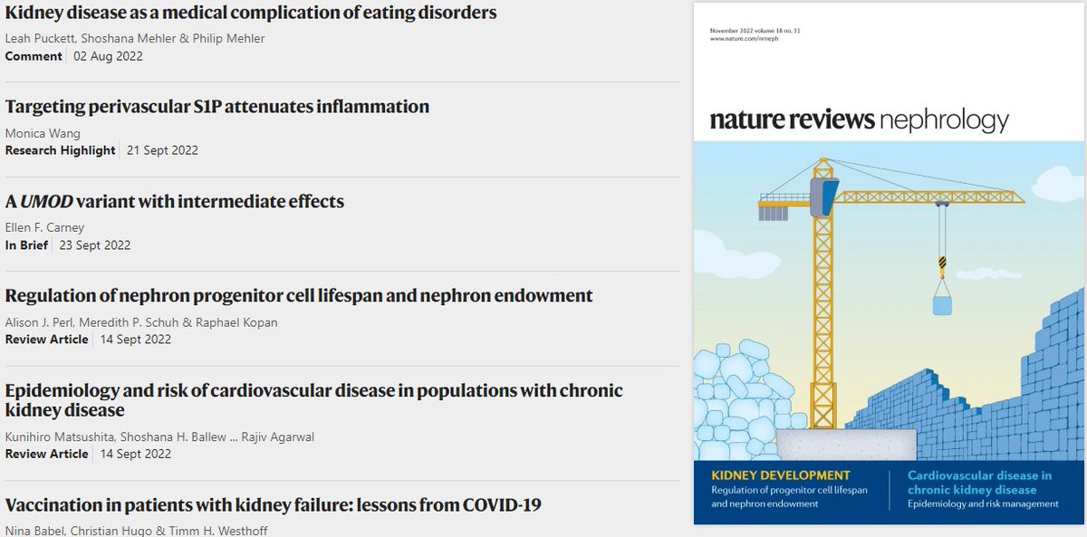 Nature Reviews Nephrology on Twitter "In our November issue Reviews