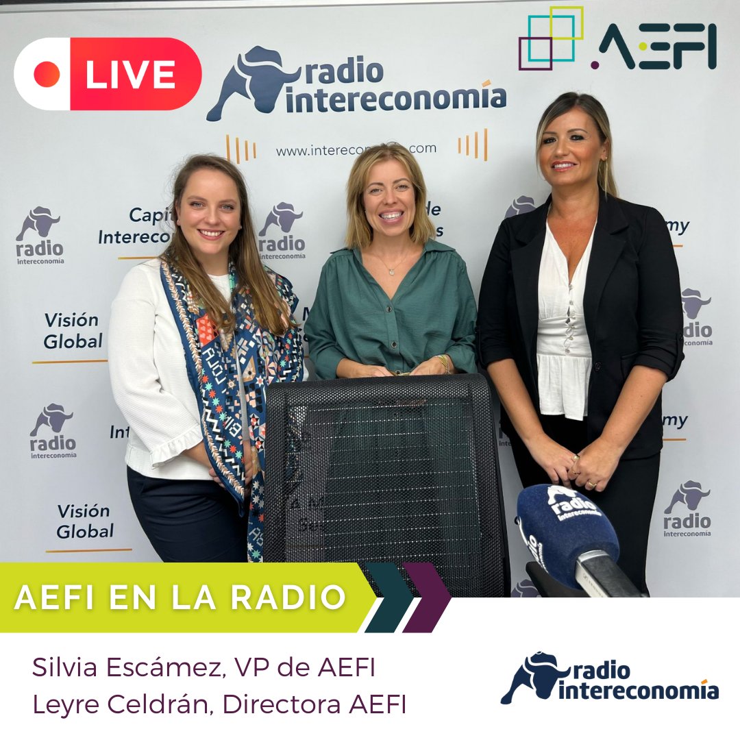 asocfintechins's tweet photo. 📻 Nuestra VP @Silvia_Escamez y nuestra directora Leyre Celdrán, ayer estuvieron en @rintereconomia junto a @CriadoSusana para hablar sobre #FinTechWomenNetwork, iniciativa de la @asocfintechins https://t.co/2FmqqRH03T