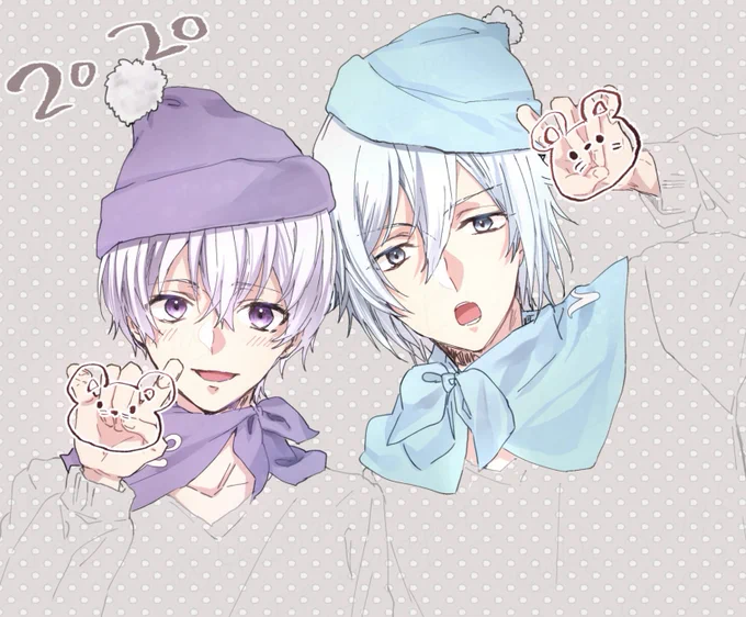昔1度だけ描いたそーちゃんと環くん 
