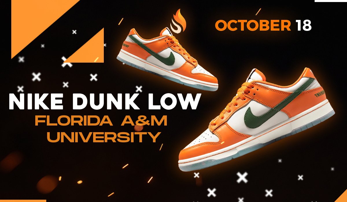 "Nike Dunk Low Florida A&amp;M University" is all set to be released on 18th of October🤑‼️

With all of the special info offered, our members are already making huge returns. 🤑💸

Are you? 🤔 
Join <a href="/lbfcook/">LBF COOK™</a>  now

Like❤️+RT♻️+tag✅