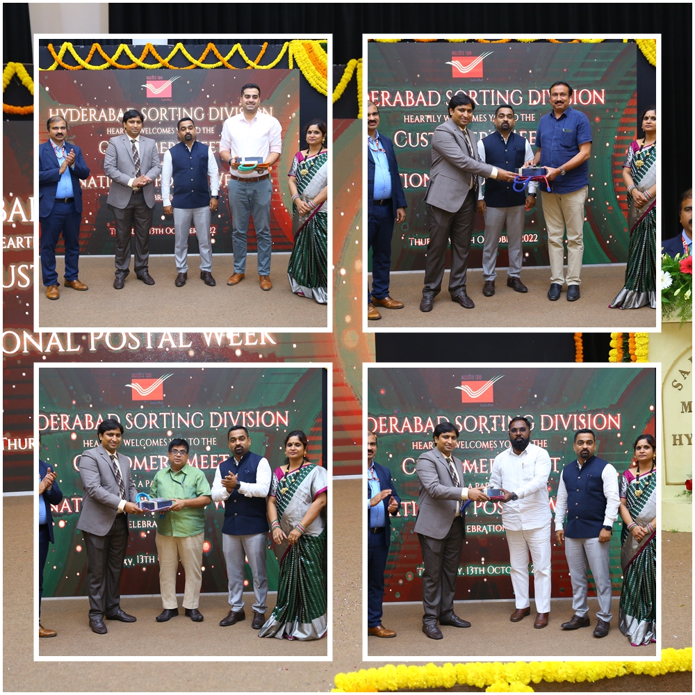 hydhqpostalregn's tweet photo. Customer Meet organized by Hyderabad Sorting Division under @HyderabadHQPostalRegion in Telangana Postal Circle as a part of National Postal Week 2022
#PostalWeek2022
#AapkaDostIndiaPost
@IndiaPostOffice 
@cpmgtelangana 
@mygovindia 
@pib_comm    
@PIBHyderabad https://t.co/ZMfEg1Gj5z