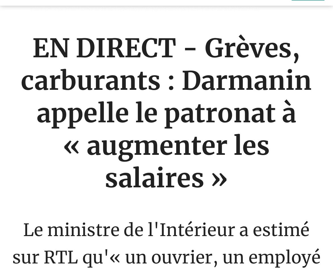 SinanBertrand's tweet photo. Si on m’avait dit que j’allais être d’accord avec Darmanin… #Greve18Octobre https://t.co/lJWEyeUSb5