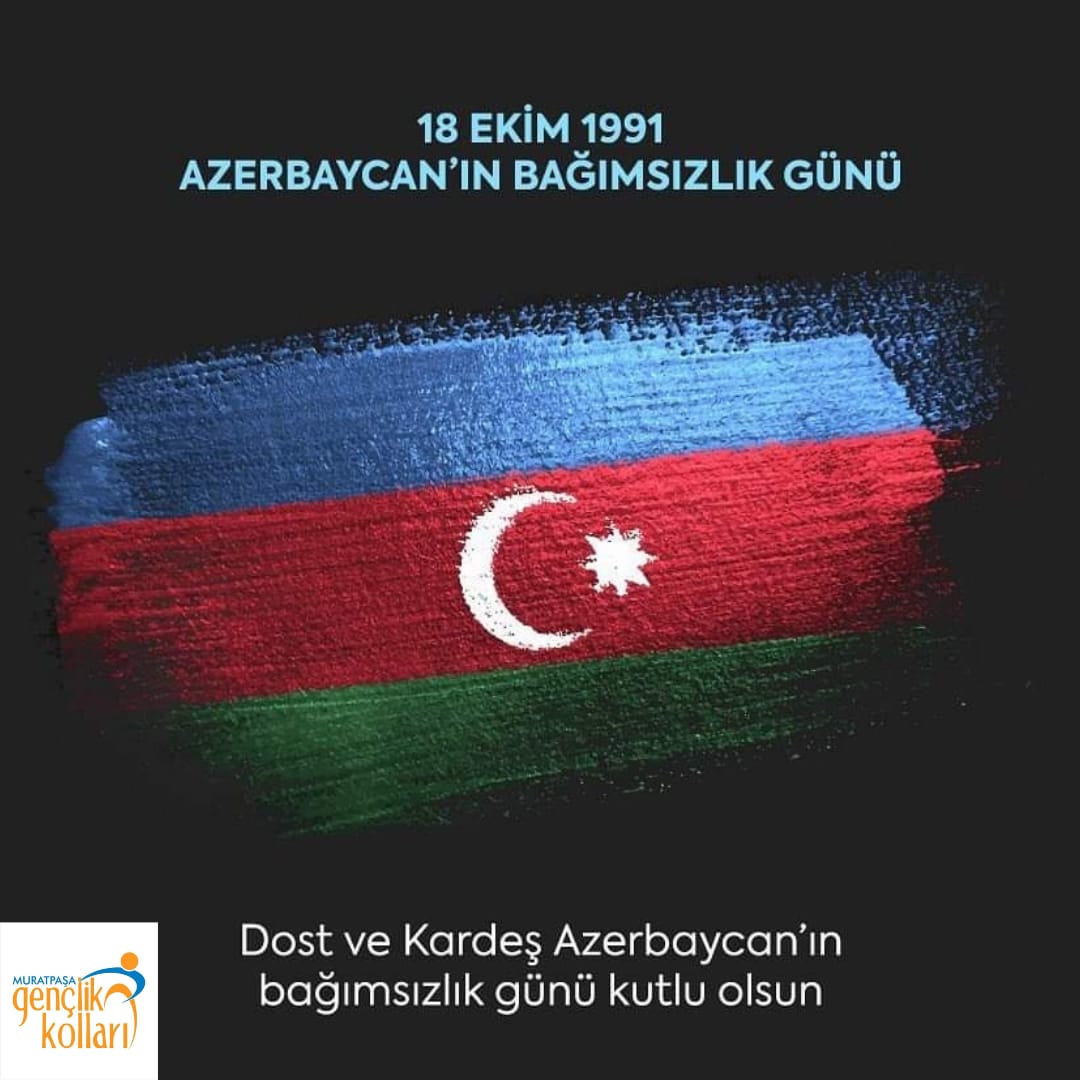 Dost ve kardeş ülke #Azerbaycan Cumhuriyeti’nin Bağımsızlık Günü kutlu olsun.

#TekMilletİkiDevlet🇹🇷🇦🇿