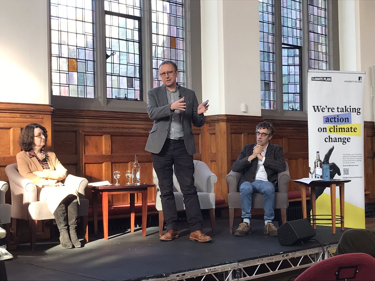 Our Co-Director @andy_gouldson says: “We can’t wait for national government to take the lead, we need to show what can be done regionally. “We’re decarbonising at 3-4% per year but we need to do more than 10% per year to hit our 2038 net zero target.” #YorkshireClimate