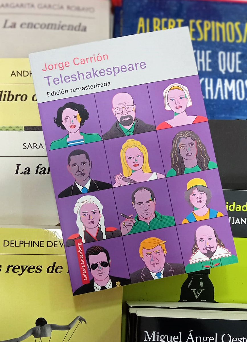 LibreraBerln's tweet photo. Hoy os queremos traer una de nuestras #recomendaciones🙌📖

Esta vez para aquellos a los que les gustan las #series, y las analizan después de verlas para entender cada detalle🕵️

#Telesakespeare de @jorgecarrion21 @G_Gutenberg 

➡️https://t.co/16WlMJ2brs https://t.co/hGVFInRDC9
