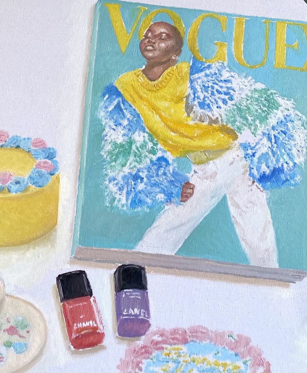 RUSIKO CHIKVAIDZE 🟡 Afterparty", fragment, round, 2022, oil on canvas, 70x70     #artcollector  #artcollector #artadvisory  #contemporaryart #modernart #artcurator #artauctions #onlineartexebition #artexhibitions #voguemagazine