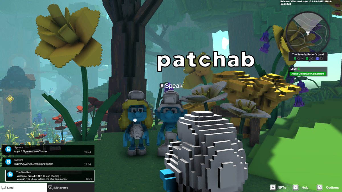 bagjeon7's tweet photo. @TheSandboxGame I just participated in The Smurfs Giveaway for a chance to win a Season 3 Alpha Pass! Check out my screenshot below! 👇 https://t.co/zyv9tmpdQm