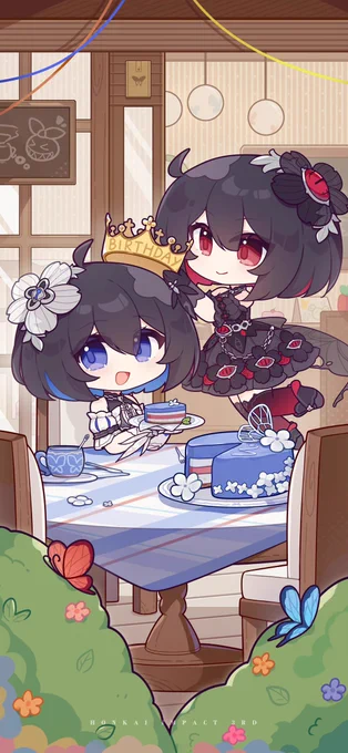 崩壊3rd公式weiboより《ゼーレ 誕生日イラスト 壁紙配布》 