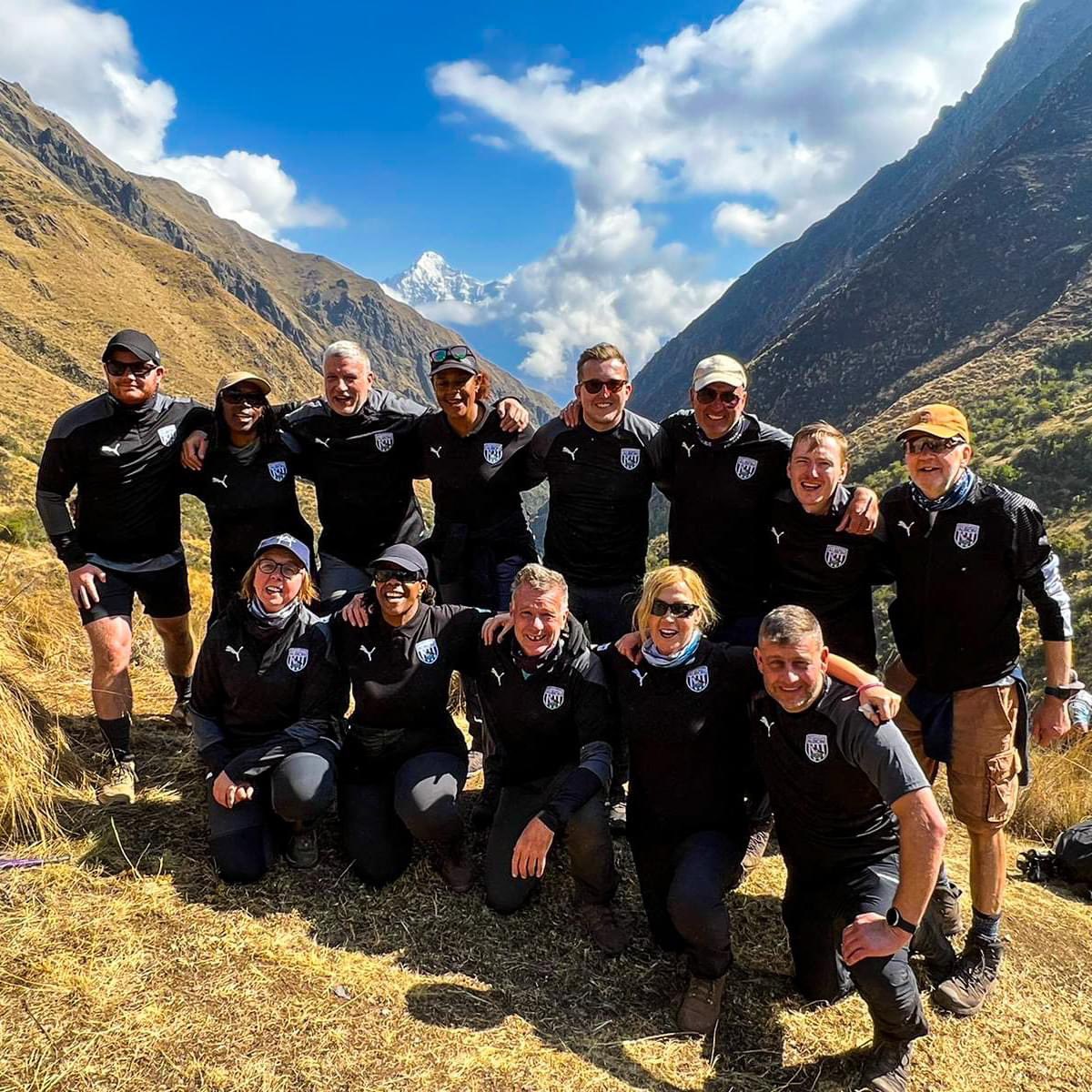 DeanoTheBaggie's tweet photo. Match day! Look out for the @WBAFoundation @cyrilleregis lap of honour at half time, celebrating the completion of our @charitychall Machu Picchu trek #WBA #WBABRI @WBA https://t.co/RkjBgjOaVT