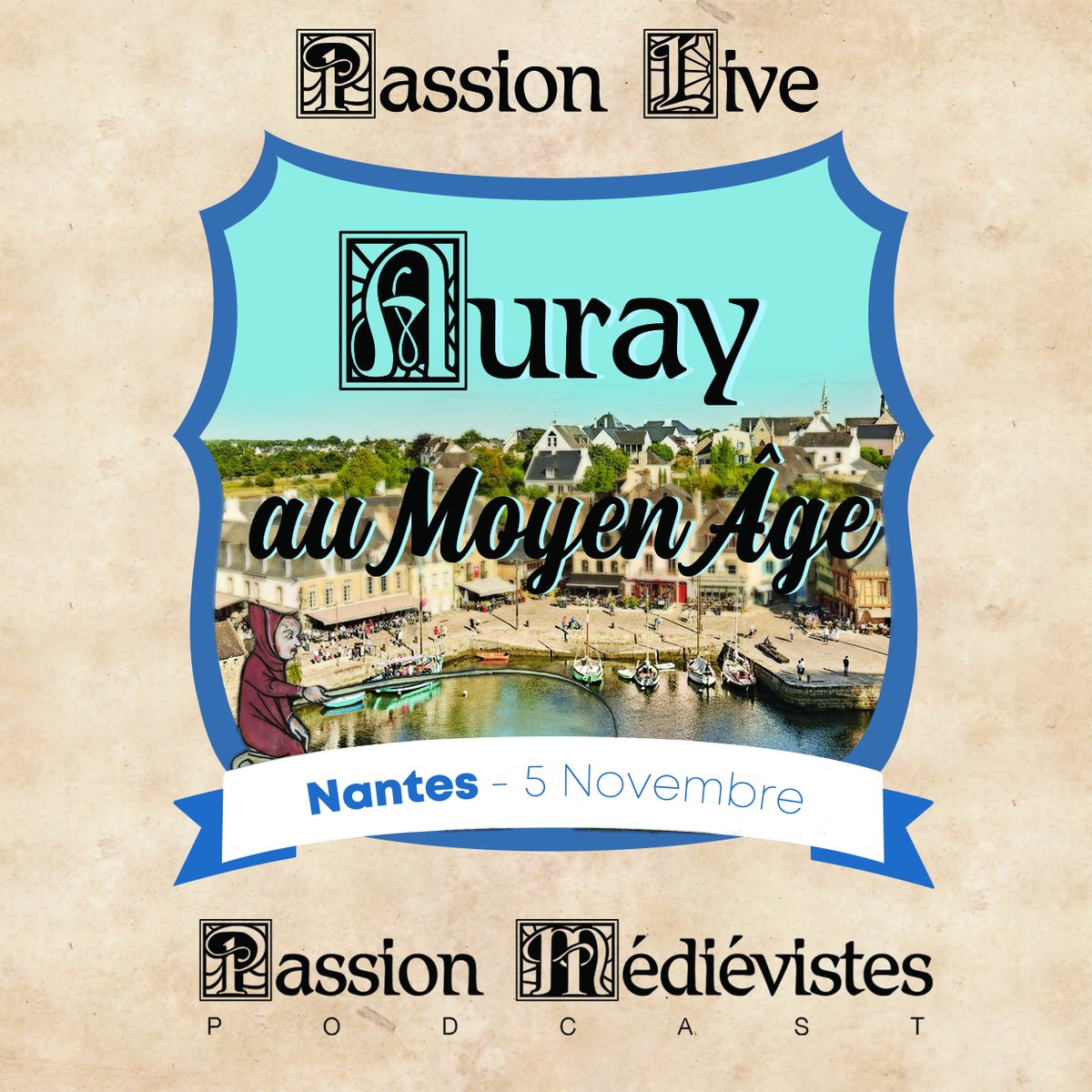 🎧 Rendez-vous à Nantes le samedi 5 novembre au bar La Forge à Nantes (43 Rue Gambetta) de 16h à 17h30 pour un enregistrement en public sur l'histoire d'Auray (Morbihan) au Moyen Âge !

Pour réserver votre place (gratuitement) : billetweb.fr/enregistrement…