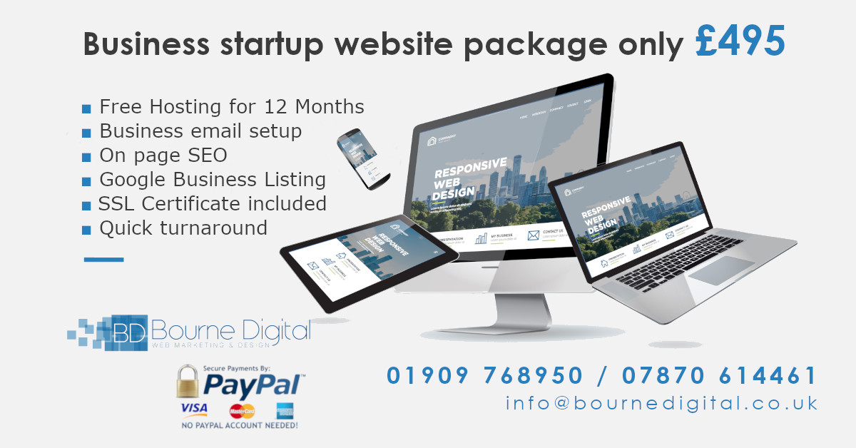 BourneDigitalUK's tweet photo. Logo Design - £99, unlimited revisions.

Web Design from £295 with 12 months FREE Hosting, Domain Registration and Maintenance support.

https://t.co/s1I614QAhj  

#Worksop #Retford #Bawtry #Gainsborough #KPRS #BizShoutUK #BTRTG #Doncasterisgreat #Barnsley #Pontefract #Doncaster https://t.co/fOckVR2eQX