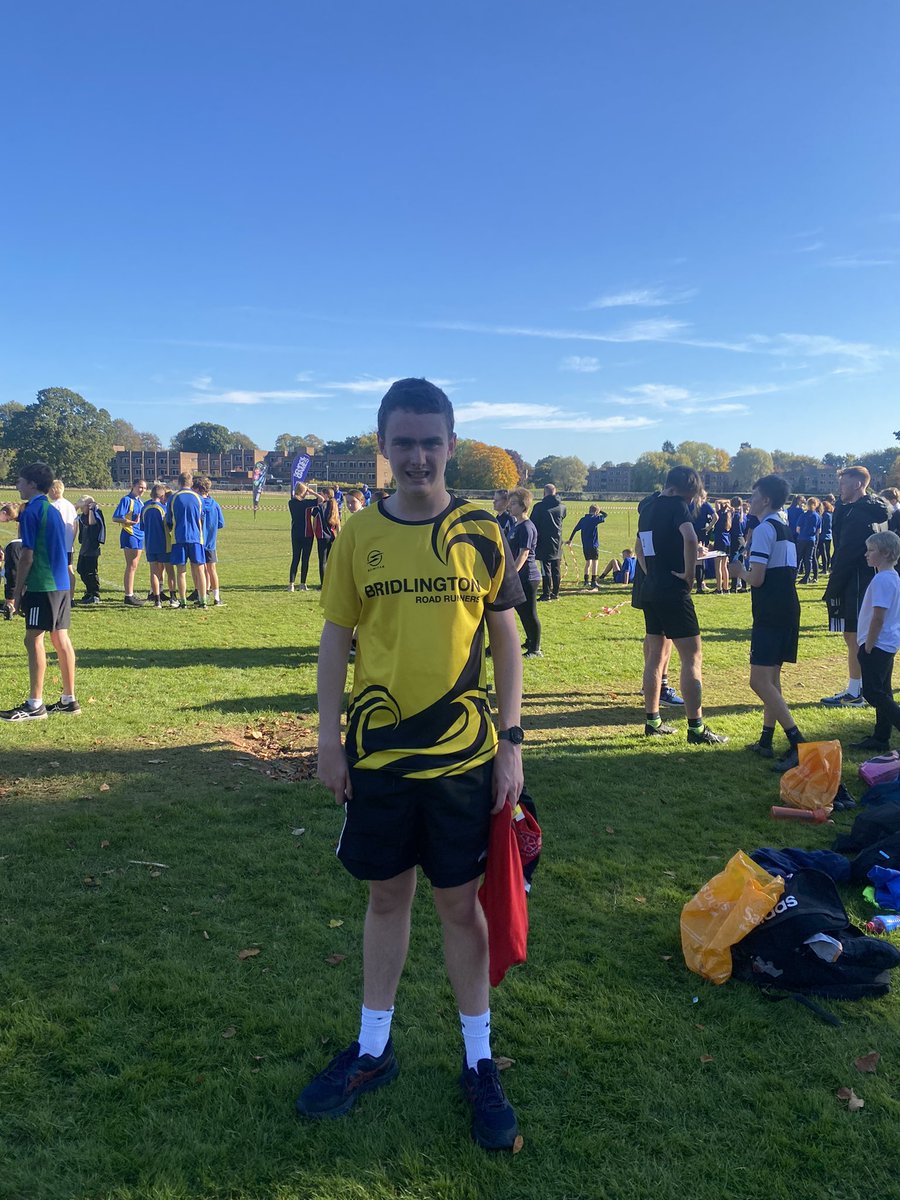 Headlands_6form's tweet photo. Ben securing 9th place at the East Riding Cross Country Event this morning meaning he’s made it through to the next round in Scunthorpe. Go Ben!!🙌🏻#teamheadlands https://t.co/dIz9JTsUbu