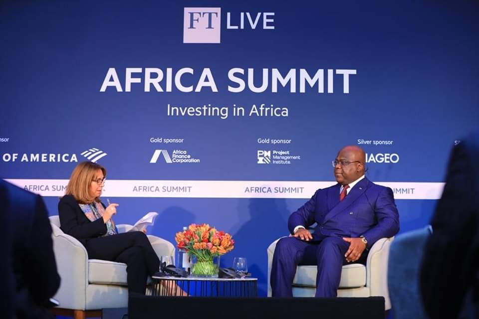 tv4congo's tweet photo. Au Africa summit du Financial Time,à Londres le Chef de l'État a exprimé son discours devant un auditoire composé de patrons d'entreprise et de dirigeants de fonds d'investissement, tous intéressés par le potentiel de la #RDC. @Presidence_RDC @GuyLoando_ https://t.co/uyT2MMkHIU