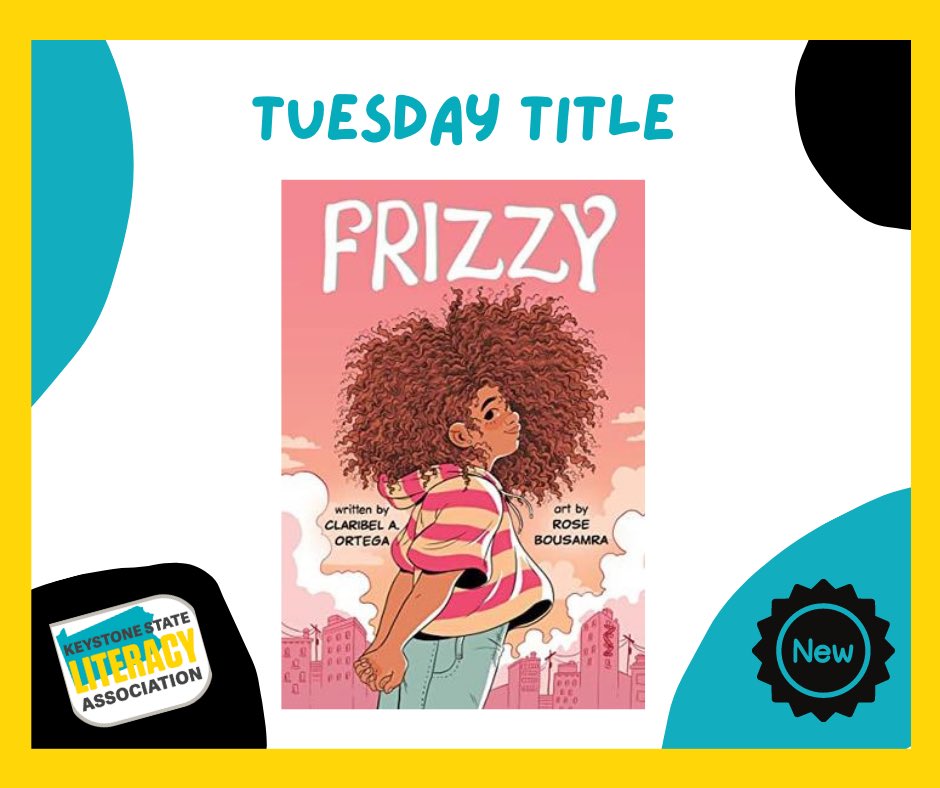 KSLAliteracy's tweet photo. Tuesday is easily our favorite day of the week! It’s also our most frustrating...how do we choose just one of many new book releases?!
Today’s #TuesdayTitle feature is FRIZZY by @Claribel_Ortega. Find out more about this graphic novel and the author here: https://t.co/ye4qL0Epzw https://t.co/LFk2qOgunE