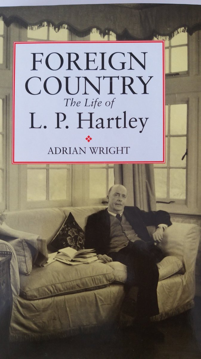 Just finished #ForeignCountry, the biography of #LPHartley. A thorough exploration of his life (and thus his work) that leaves one sad for the emotionally damaged person he seems to have been. Someone who was poised on the diving board of life but afraid to take the plunge?