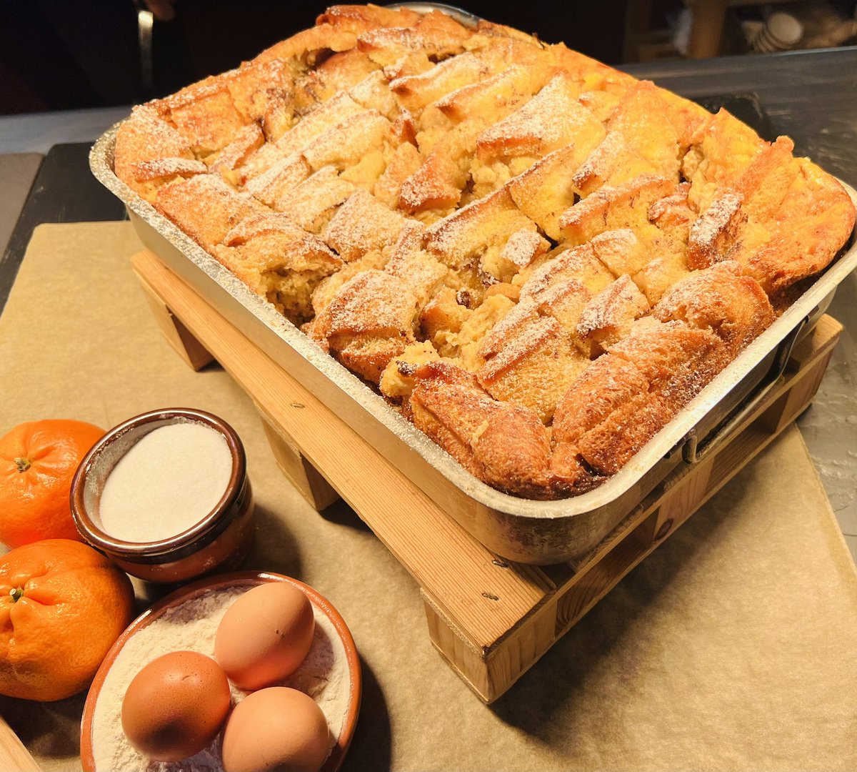 Lasagna and Frittata for lunch to brighten up a dull day and bread &amp; butter pudding for afters #trinitylife <a href="/HolroydHowe/">Holroyd Howe</a> <a href="/TrinitySeniorSc/">Headmaster</a> <a href="/isaschools/">The Independent Schools Association (ISA)</a>