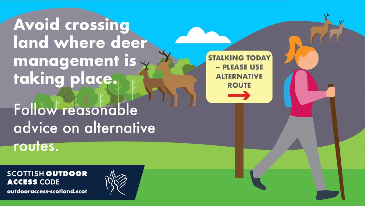 When visiting our amazing countryside please be mindful of rural practices such as deer management🌳💚🍂 
The stag season ends today, hind stalking starts tomorrow, until the 15th Feb🦌 
Look out for warning signs or red flagged areas 🚩

#VisitAberfeldy #TurnOffTheA9 #GetOutside