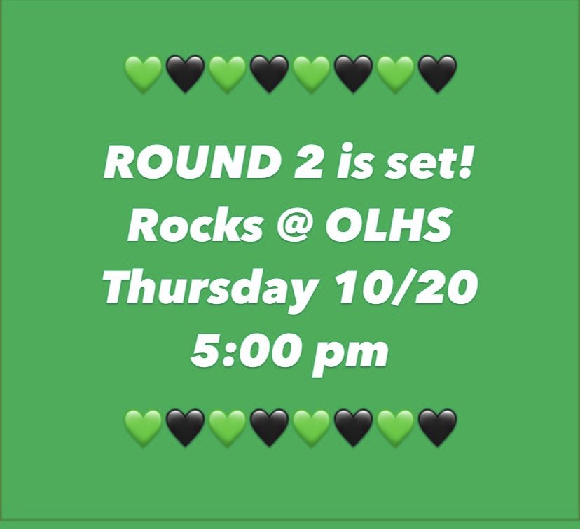 CoffmanFH2022's tweet photo. Rocks moving on in the OHSAA Central 2 tournament… catch us at OLHS Thursday at 5pm! @coffmanrocks @rowdyrocks2020 @rockscouncil https://t.co/5yBw3oMw0H