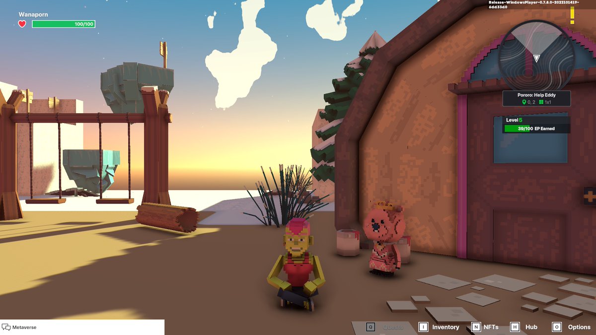 WPititat's tweet photo. @TheSandboxGame I just finished my quest on Pororo experience on the #SandboxAlphaS3 for a chance to win a Season 3 Alpha Pass! Here I am with a cute Pororo. Check out my screenshot!

#Pororo https://t.co/cLISstZixp