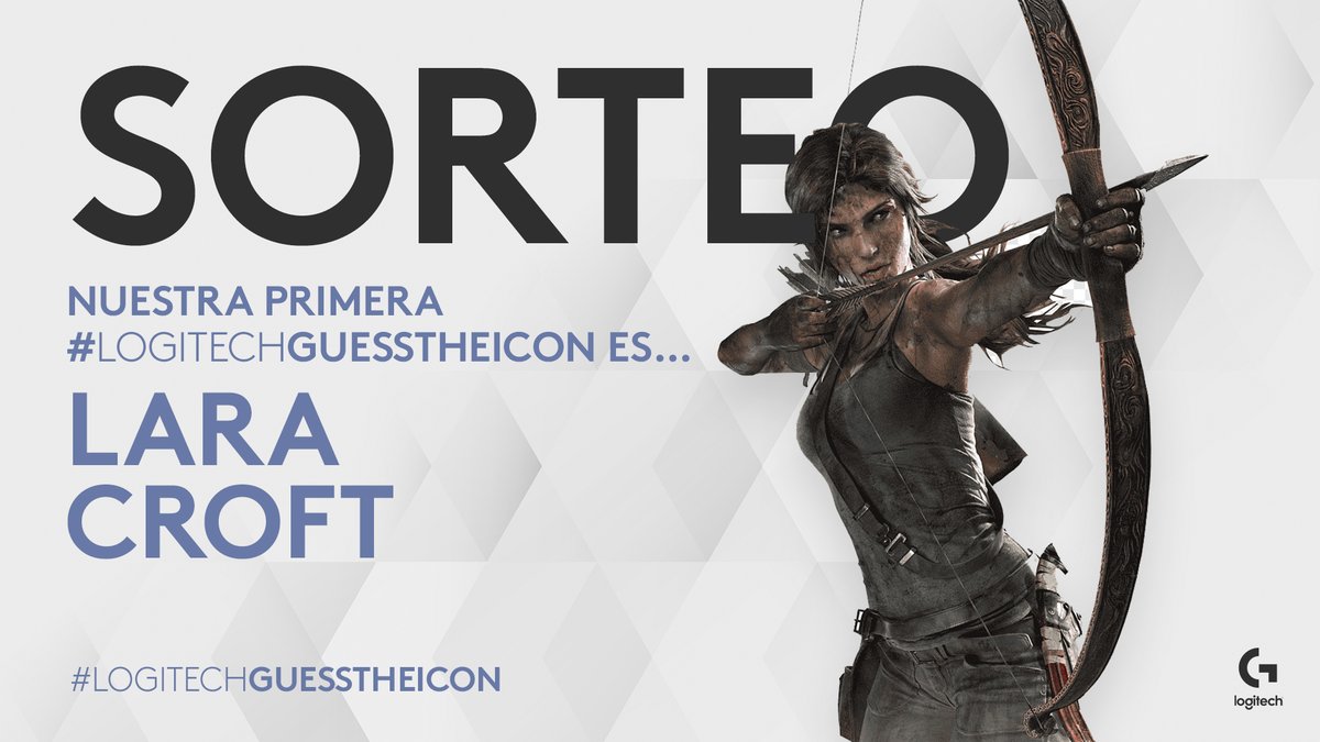 LogitechG_ES's tweet photo. Nuestra primera Icon es… ¡LARA CROFT! Enhorabuena @superwall_1984 🎉 ¿Listxs para el próximo #LogitechGuessTheIcon? 😏 https://t.co/V5ApTmLMq1