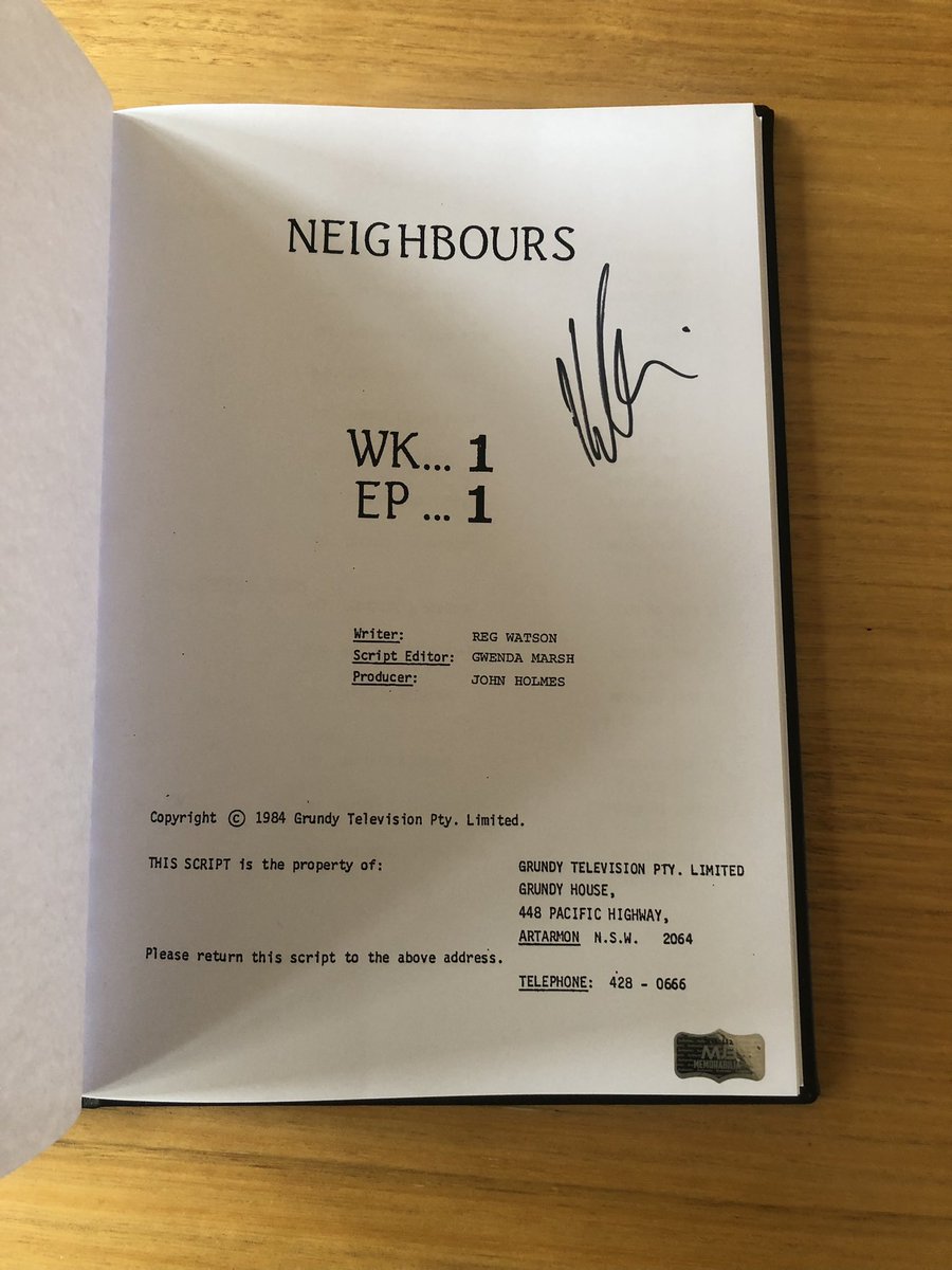ScriptFirst's tweet photo. Take advantage of the Aussie dollar. Great Xmas gift idea for the true #neighbours fan. 
Pm for details. 
#celebratingneighbours 
#bringbackneighbours https://t.co/5C2AKp30ED