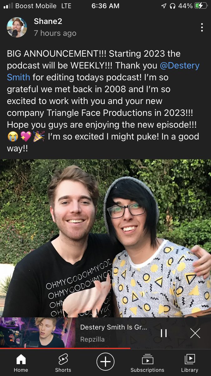 iiak4766's tweet photo. What the fuck Shane? Honestly wanted to believe that you had changed as a person and took time to reflect on your terrible actions in the past but clearly not. This ain’t it 🤦🏻♀️ #shanedawson #desterysmith https://t.co/RbHNHObwnA