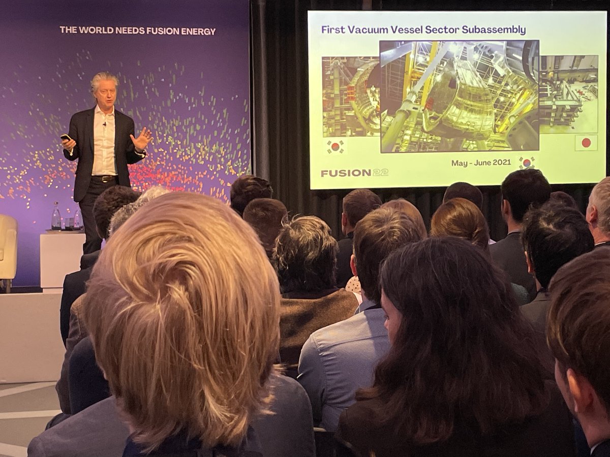 Laban Coblentz, ITER Communication Director &amp; ECG Board of Directors member, explains the development of the world’s largest fusion device being constructed in France as a joint project of nine nations at the Fusion22 conference in London. #fusion22 #energyforthecommongood