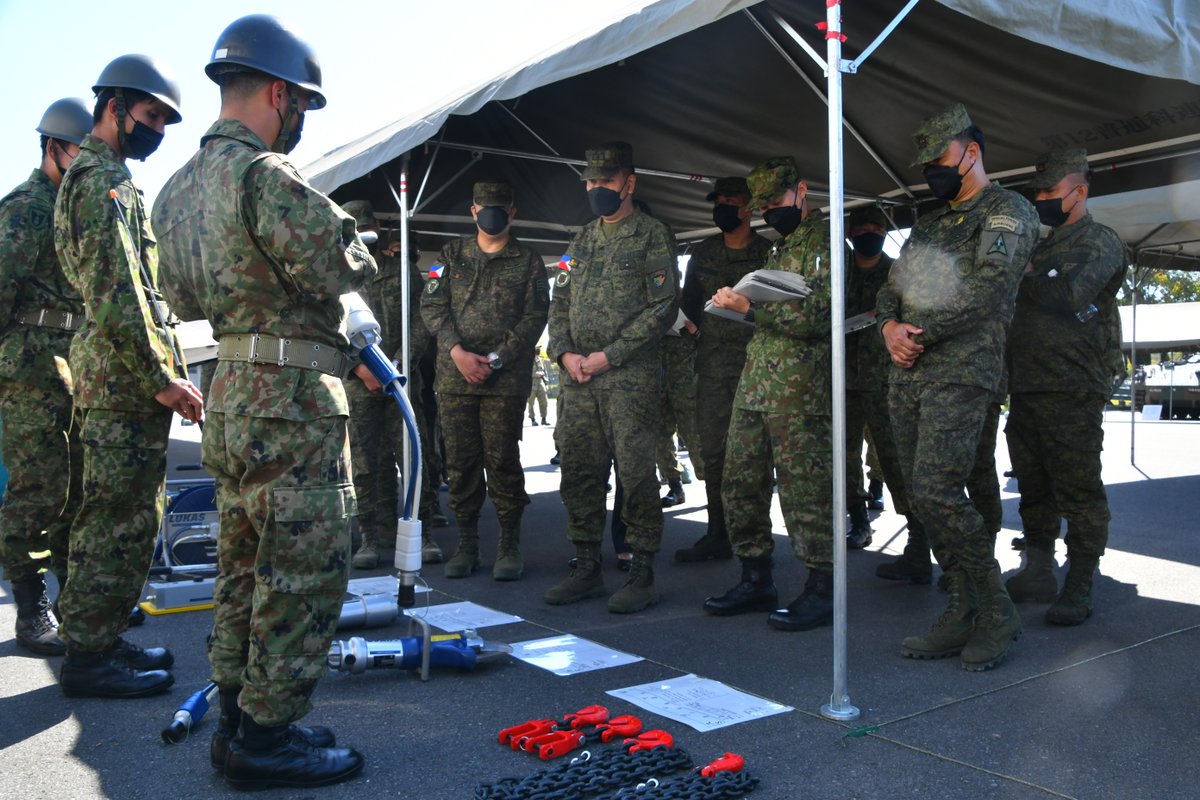 On Tue.18 Oct. the Western Army welcomed the Philippine Armed Forces at Camp KOKUBU, Kagoshima prefecture. The Japan-Philippines HA/DR Cooperation Project is aimed at strengthening the strategic partnership between Japan and Philippines, based on the shared vision of the FOIP.