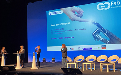CetimFrance's tweet photo. #GoFab à Saint-Etienne a ouvert ses portes. L’occasion de découvrir le Réseau d’accélération #Quatrium et de rencontrer nos experts de la transformation.
@CCILYONMETRO @UIMM_Loire @SteMetropole @ENE_69 @MINES_StEtienne @Pole_CIMES @ManutechUsd @UIMMLYONFRANCE @ENISaintEtienne https://t.co/ME9NJWkd42