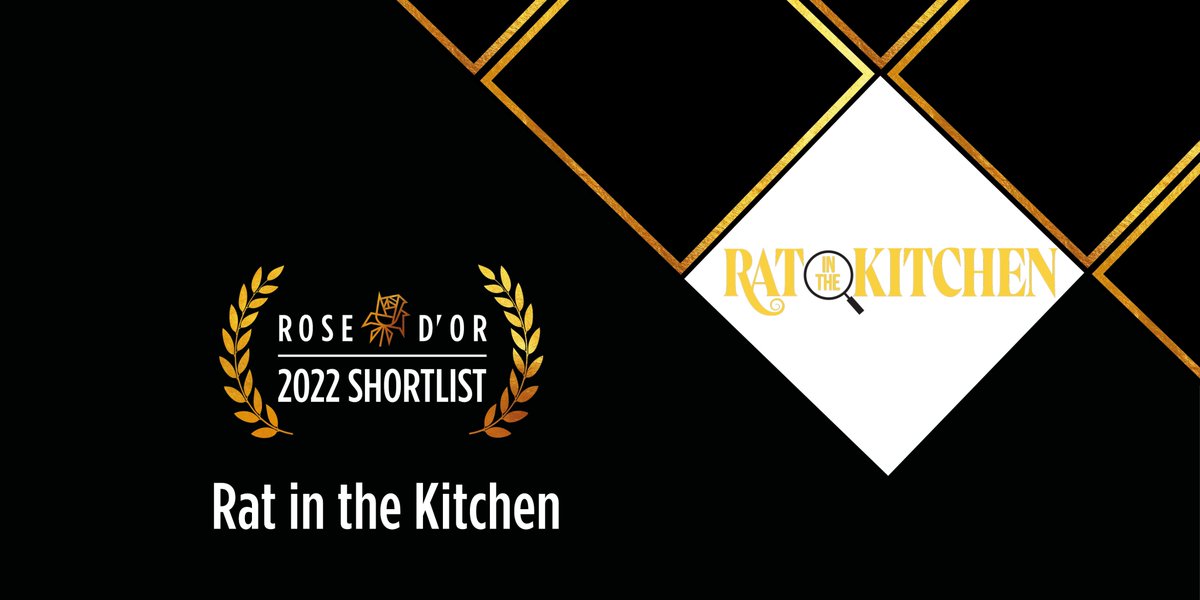 Plus, #RatInTheKitchen has been shortlisted for a Rose d'Or in the Reality and Factual Entertainment category.

🐀🔪

<a href="/RosedOr/">Rose d'Or</a> 
#rosedorawards