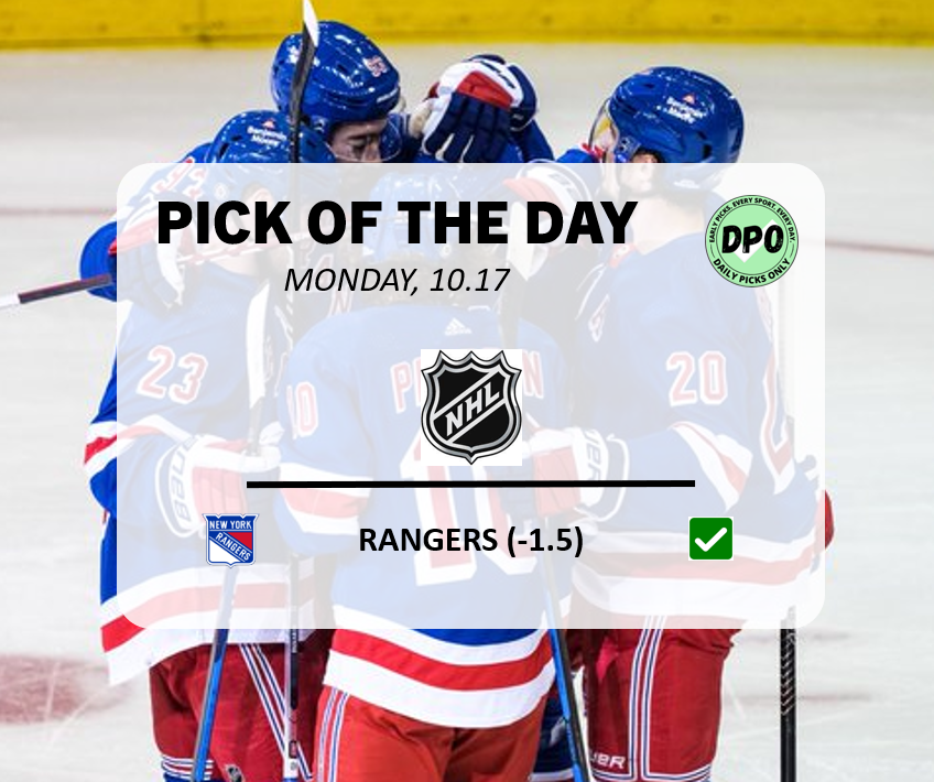 PICK OF THE DAY 💰 | MONDAY, 10.17 | RANGERS (-1.5) 🔥

patreon.com/DAILYPICKSONLY
__
#handicapper #sportsbetting #sportsgambling #picks #sportspicks #fanduel #draftkings #bovada #barstoolsports #sportsbook #mlb #nfl #ncaafootball #soccer #championsleague #uefachampionsleague