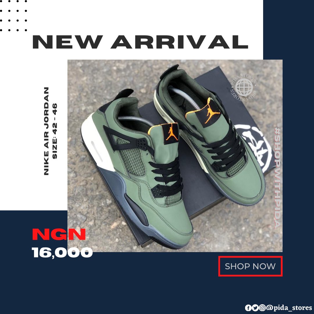 pida_stores's tweet photo. ✅Now in stock
.
To order click link in bio or send a dm
.
#shopwithpida
You can also call or WhatsApp us 📲 08105315846 / 08106571697
.
.
🚛 Delivery Nationwide!
📦 Delivers within 24-72hrs
🚚 Delivery charges may apply
#shopwithpida #kickforsale #pidastores #PlugInxmedia https://t.co/Q8aDiZzpRr