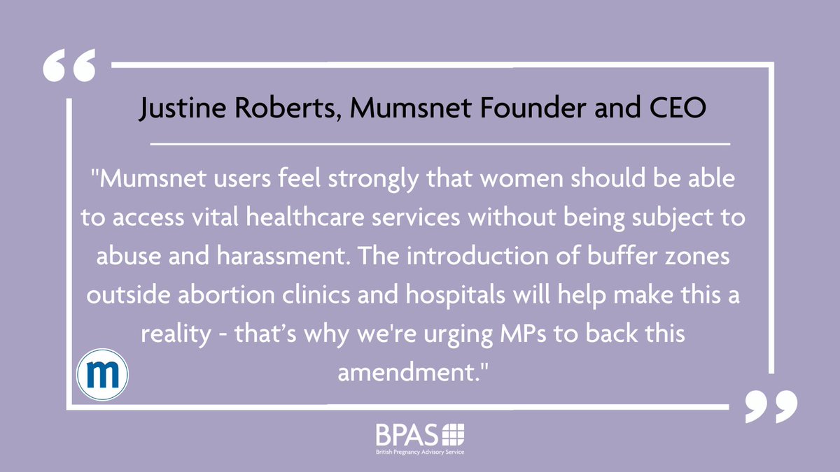 BPAS1968's tweet photo. Today, MPs will have a chance to vote to protect women, protect healthcare staff, and establish #bufferzones around abortion clinics.
We need your help now to get MPs to turn out and vote in favour. Email your MP: https://t.co/EnwCpwq76O https://t.co/NPxPZrrwqV